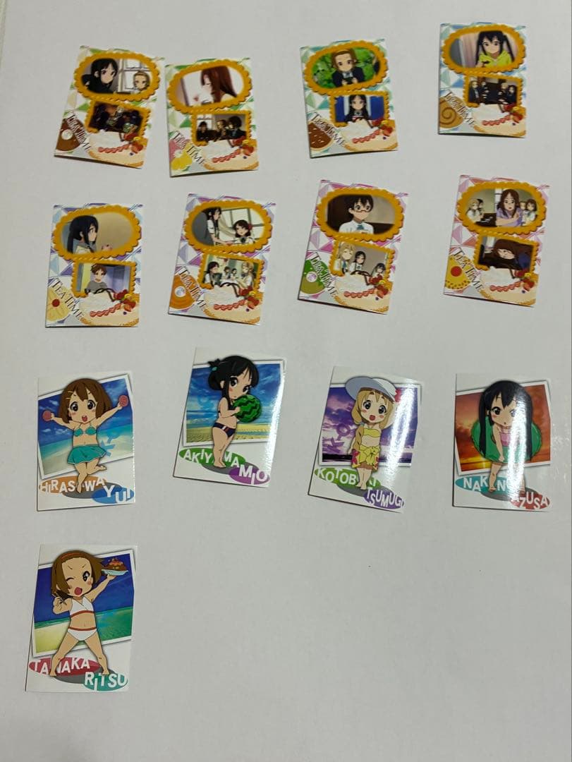 ○けいおん！涼宮ハルヒの憂鬱などトレーディングカードセット(542枚