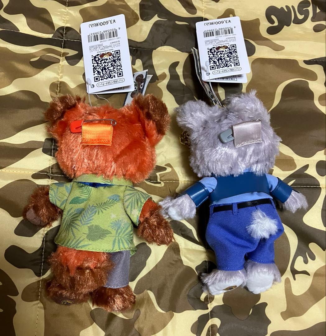 ユニベア ズートピア ニック ジュディ パウシクル パウキャロット キー