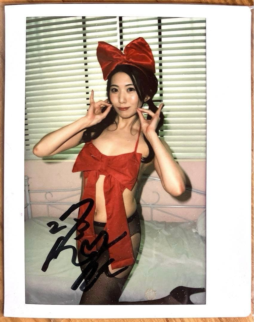 山岸逢花 直筆サイン入り ワイド チェキ 1 コスプレ 水着 山岸あや花