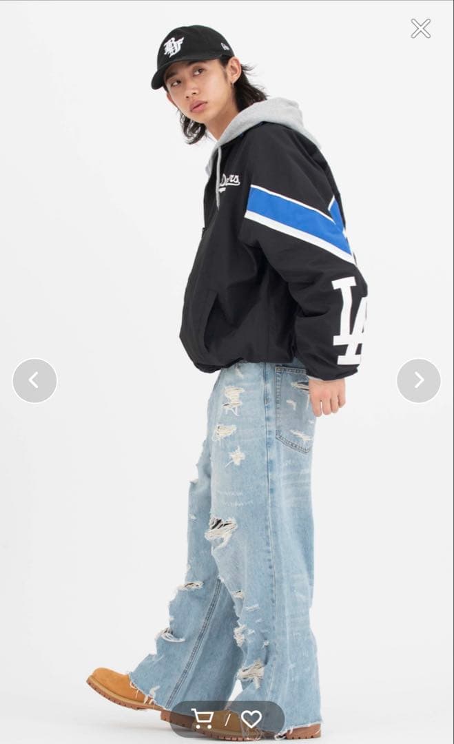 カブス ドジャース momo 着用 TOKYO SERIES ナイロンジャケット - メルカリ