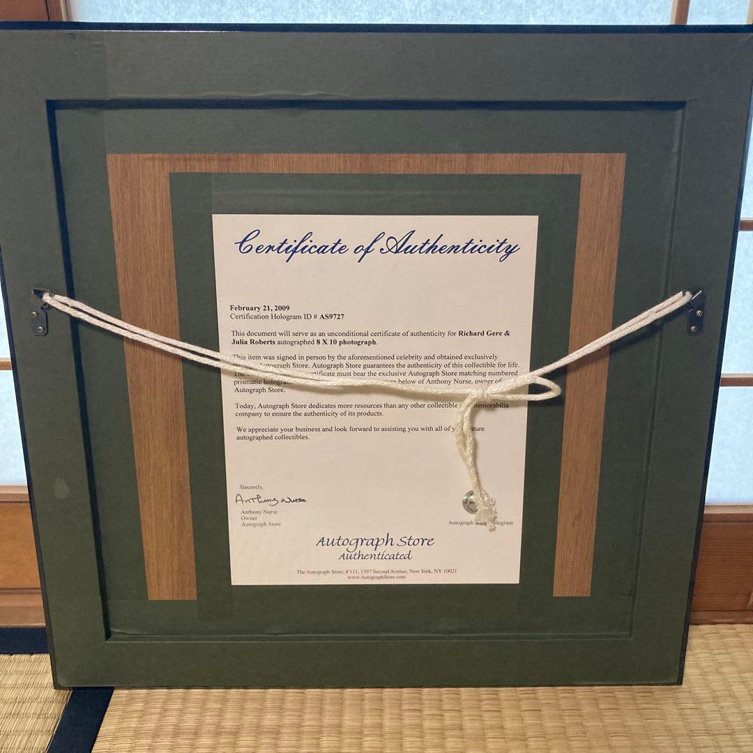 世界に一つ】プリティーウーマン直筆サイン入りフォトフレーム - メルカリ