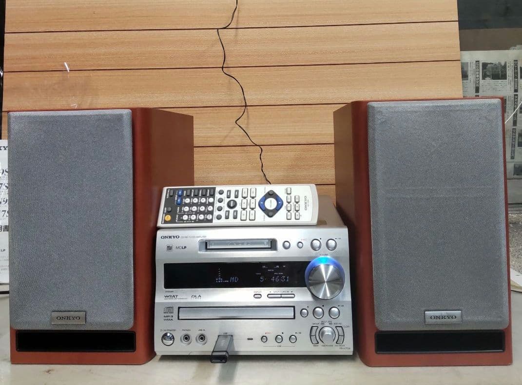 値下げ リペア済 USB/MD/FM/AM/AUX/OPT ONKYO 70W - メルカリ