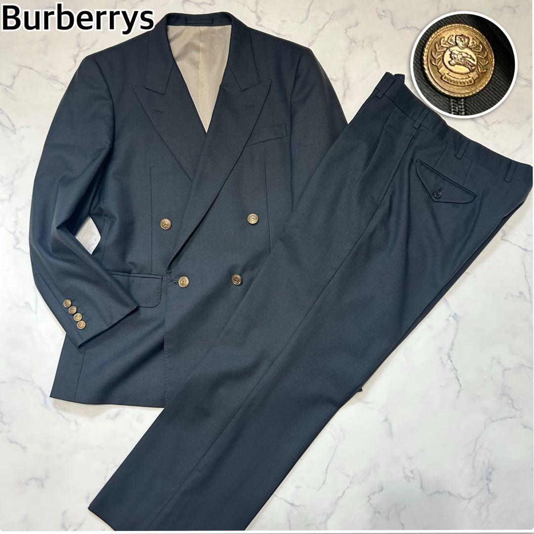 美品】Burberrys ブレザー ダブル セットアップ スーツ 金ボタン M