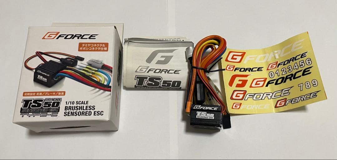 GFORCE（Gフォース）　ESC TS50 、ブラシレスモーター 17.5T