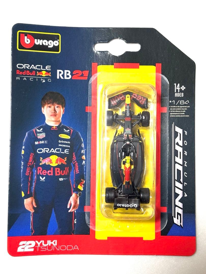 ブラーゴ 1/64 F1 レッドブル RB21 ♯22 角田裕毅 ミニカー - メルカリ