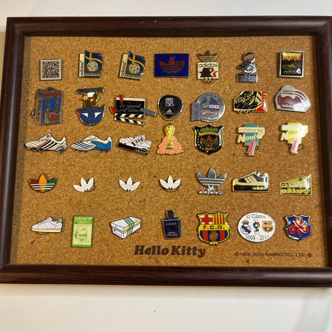 old adidas ヴィンテージ ピンバッジ 35個セット