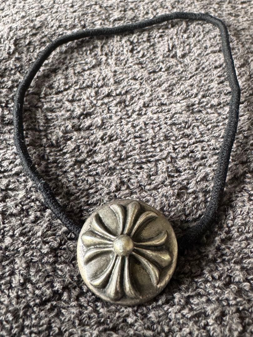 クロムハーツ　クロスボール　コンチョ CHROME HEARTS（クロムハーツ） ヘアゴム メンズ シルバー925 クロス