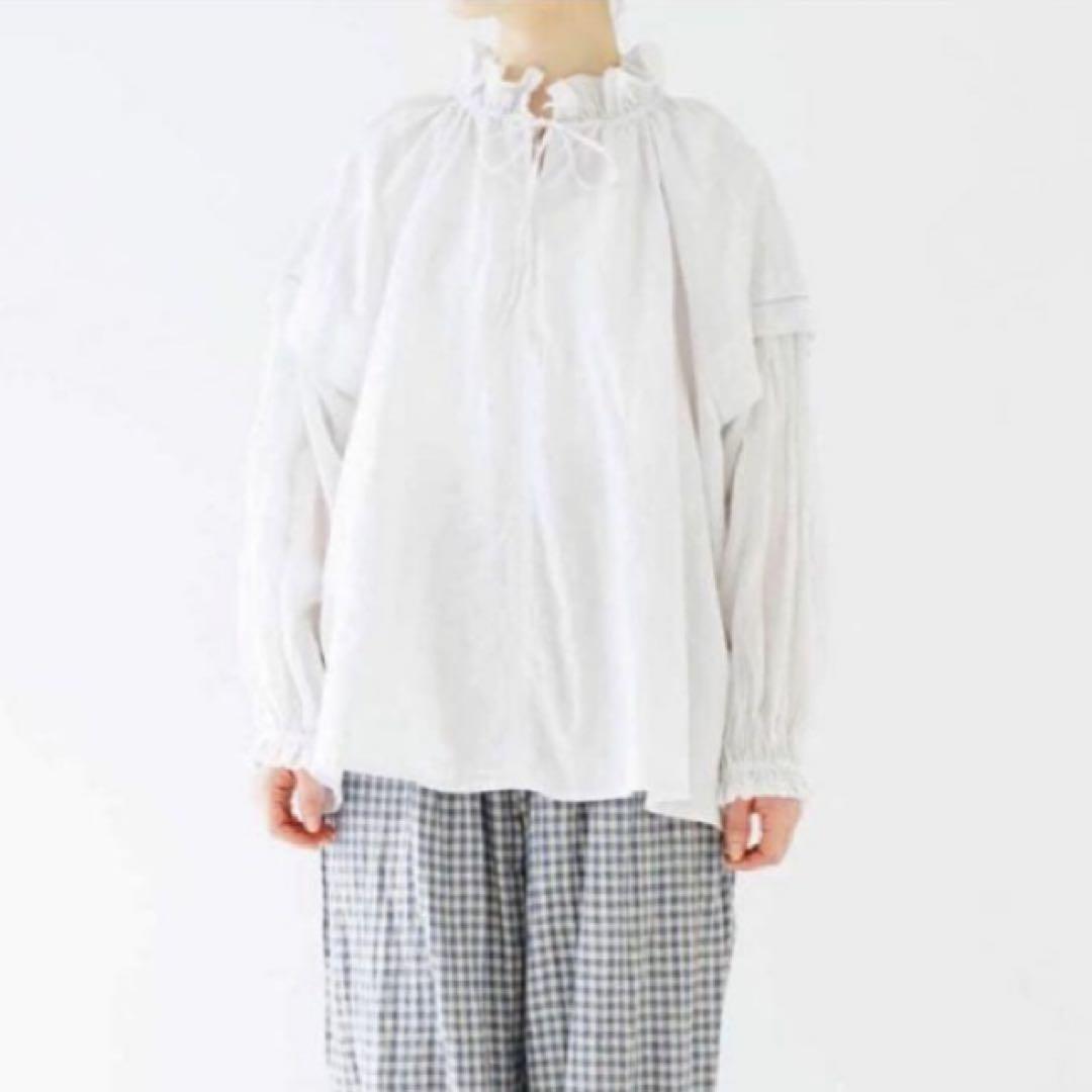 2025 ネストローブ リネンラミーフリル2wayブラウス fofofofa - メルカリ
