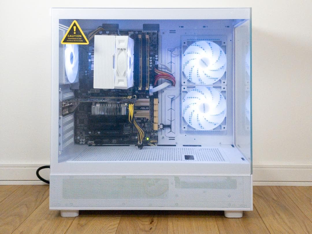 白ゲーミングPC i7 4770/GTX1060/Office2021