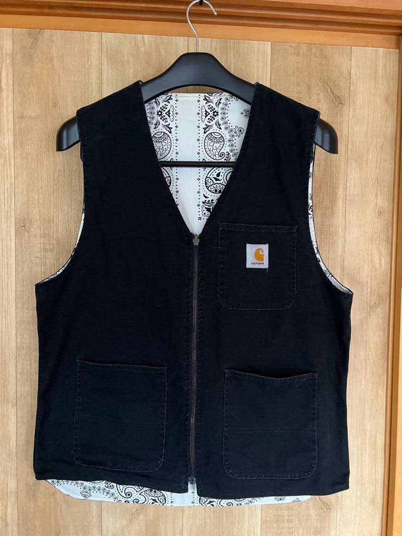 carhartt リバーシブルベスト カーハート ベスト リバーシブル 古着 