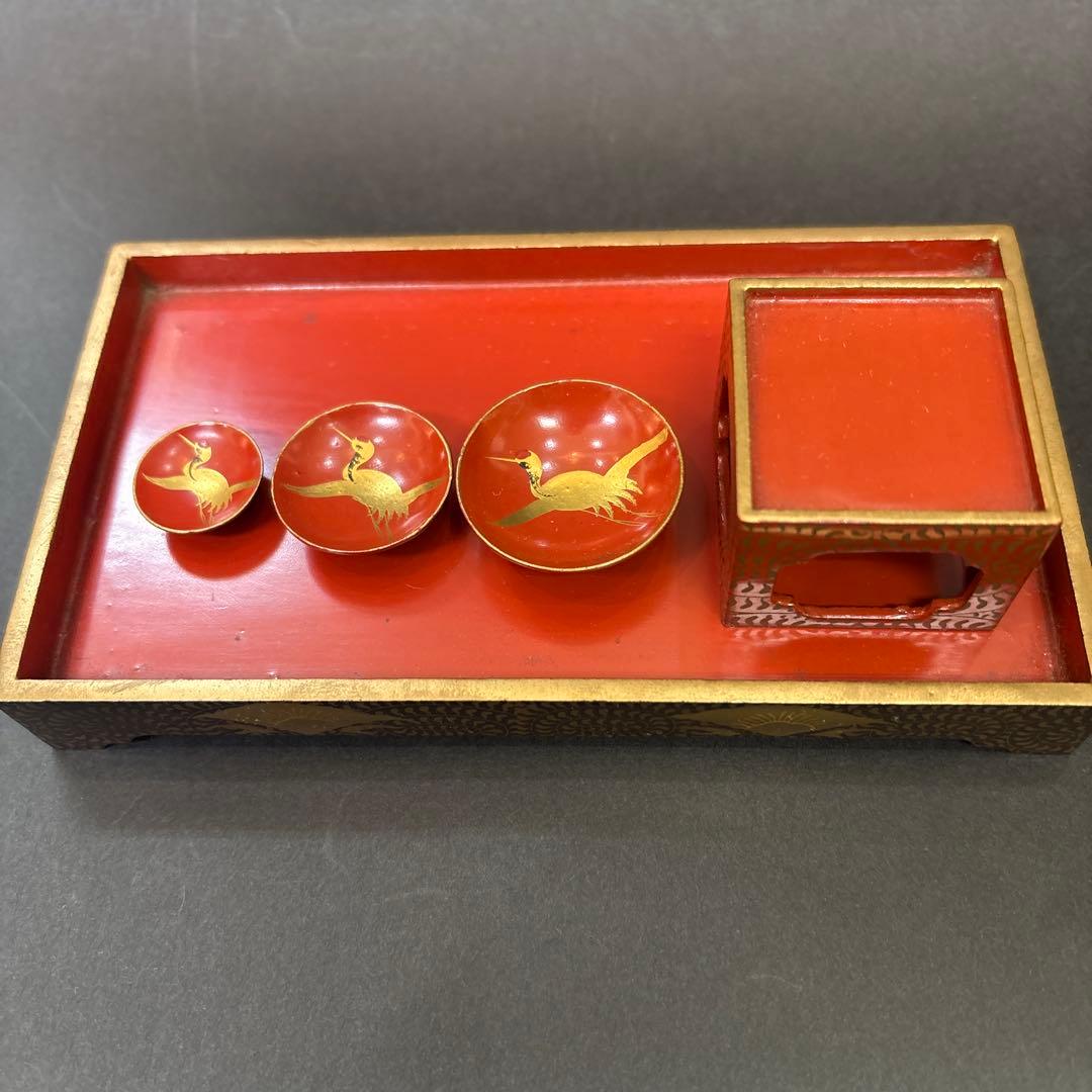 戦前 雛道具 お屠蘇重箱揃 - メルカリ