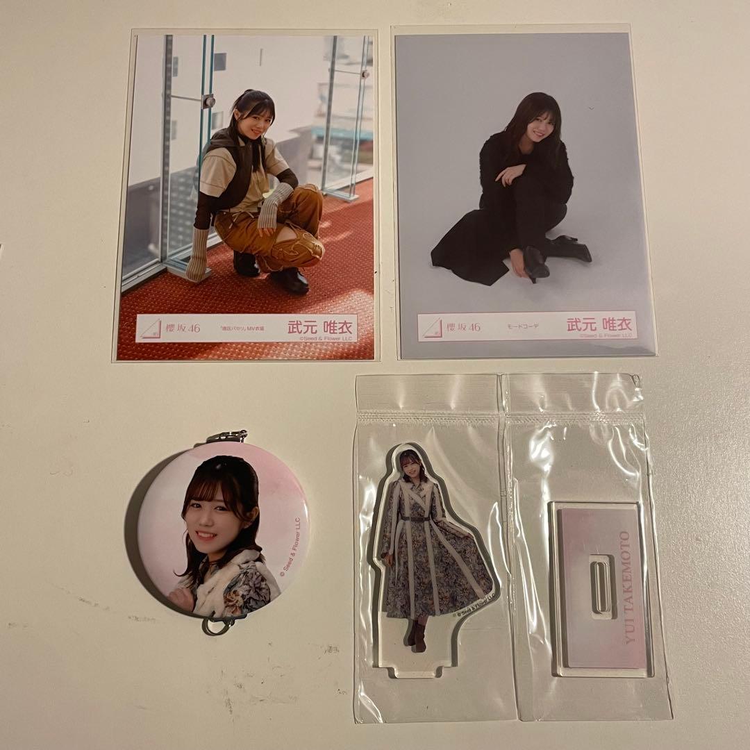 櫻坂46 武元唯衣 まとめ売り 生写真 缶バッジ アクスタ - メルカリ