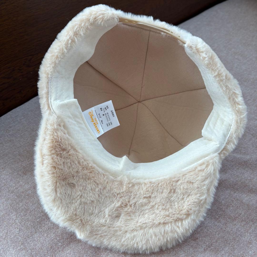 東京ディズニーリゾート プーさん ファー キャップ 58cm 公式グッズ