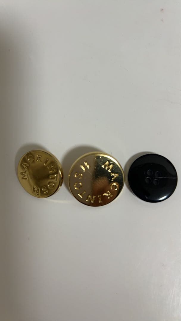 《サイズ8》マッキントッシュ　ハンビー　レオパード　ゴールドボタン