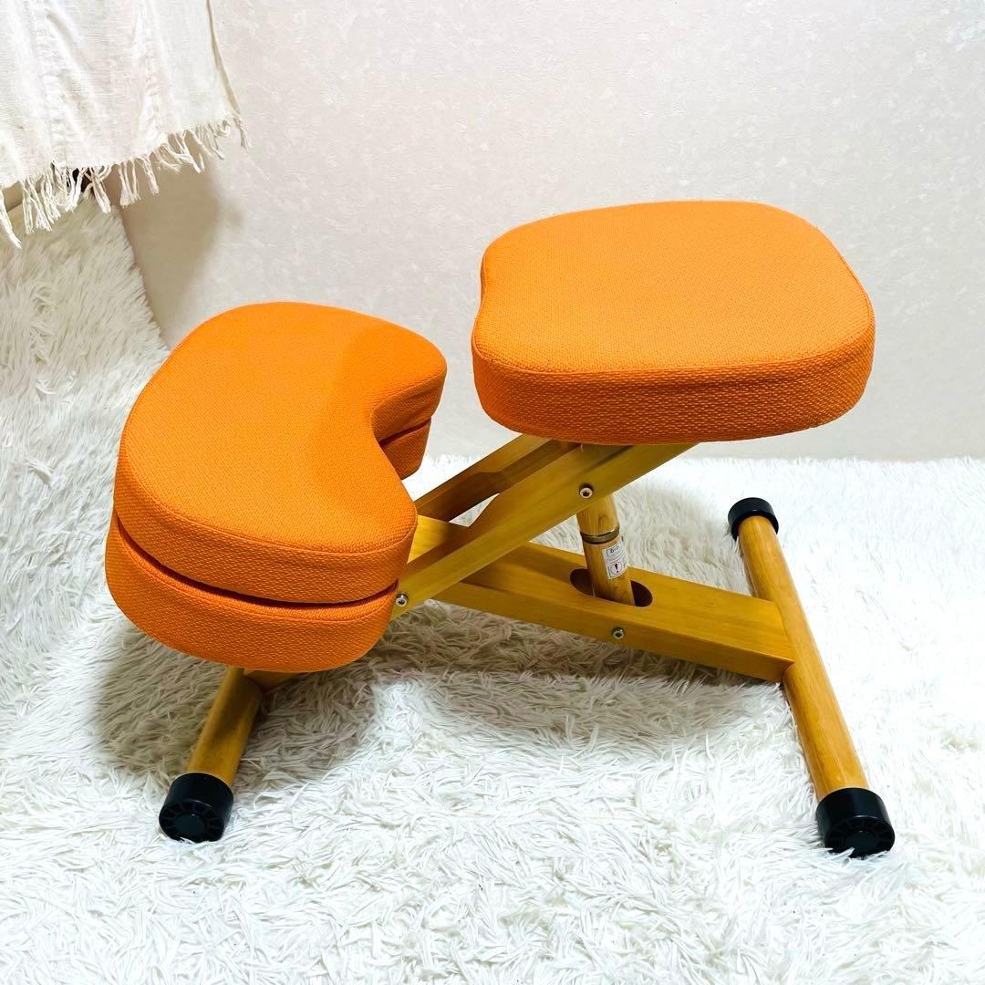 【良美品】宮武製作所　プロポーションチェア バランスチェア 補助クッション付き 宮武製作所 バランスチェア プロポーションチェア 姿勢 椅子 補助