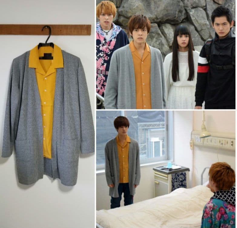 仮面ライダージオウ常磐ソウゴ着用衣装グレーカーディガンLサイズ