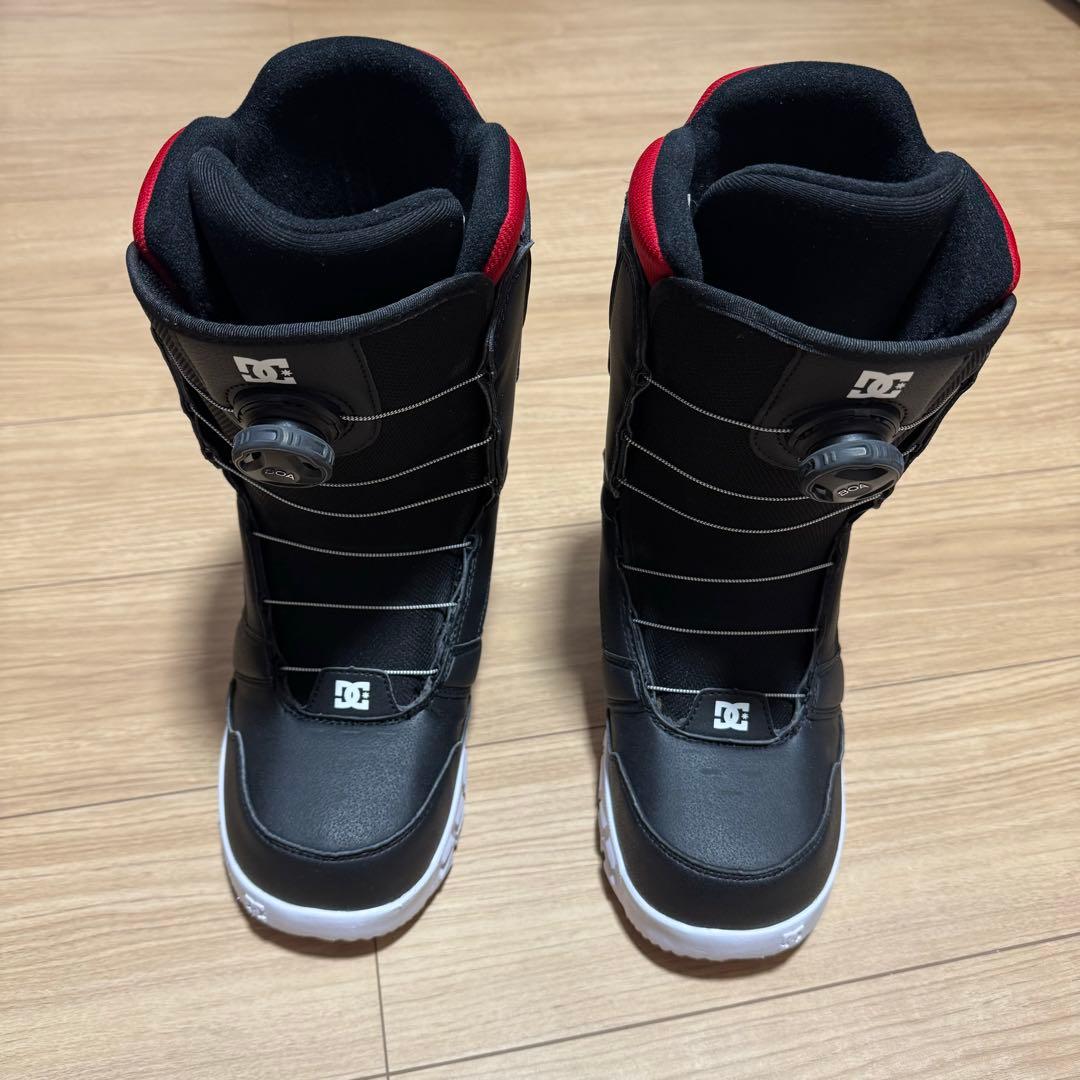 DC スノーボードブーツ ブラック/レッド - メルカリ