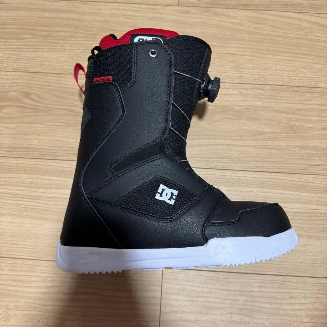 DC スノーボードブーツ ブラック/レッド - メルカリ
