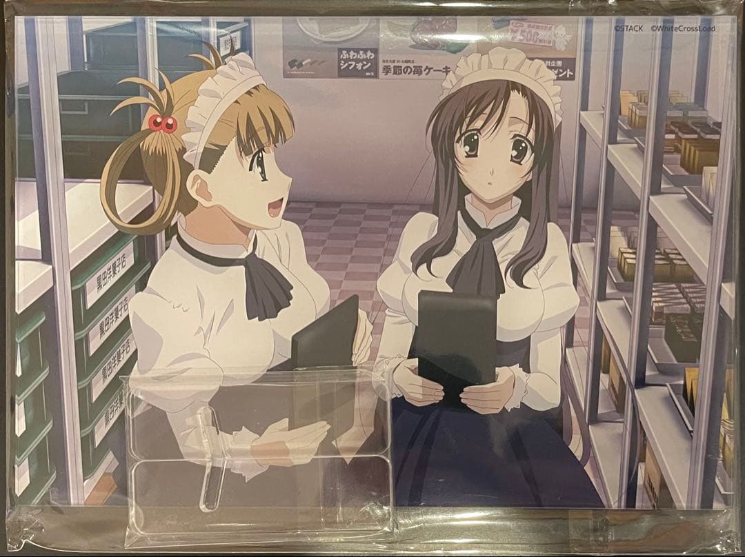 【激レア】桂言葉 黒田光 メイド アクリルパネル School Days School Days 20周年記念 コラボカフェ ブロマイド 桂言葉 黒田光