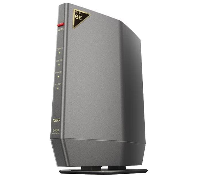 BUFFALO AirStation WSR-5400XE6箱付き BUFFALO AirStation WSR-5400XE6 [チタニウムグレー]｜パソコン