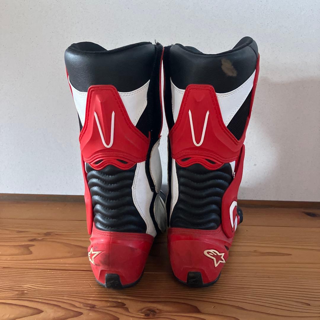 Alpinestars バイクブーツ 26.5cm 赤白黒