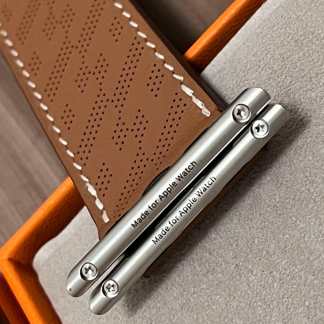 #450 Apple Watch -HERMES- H・ディアゴナル ゴールド