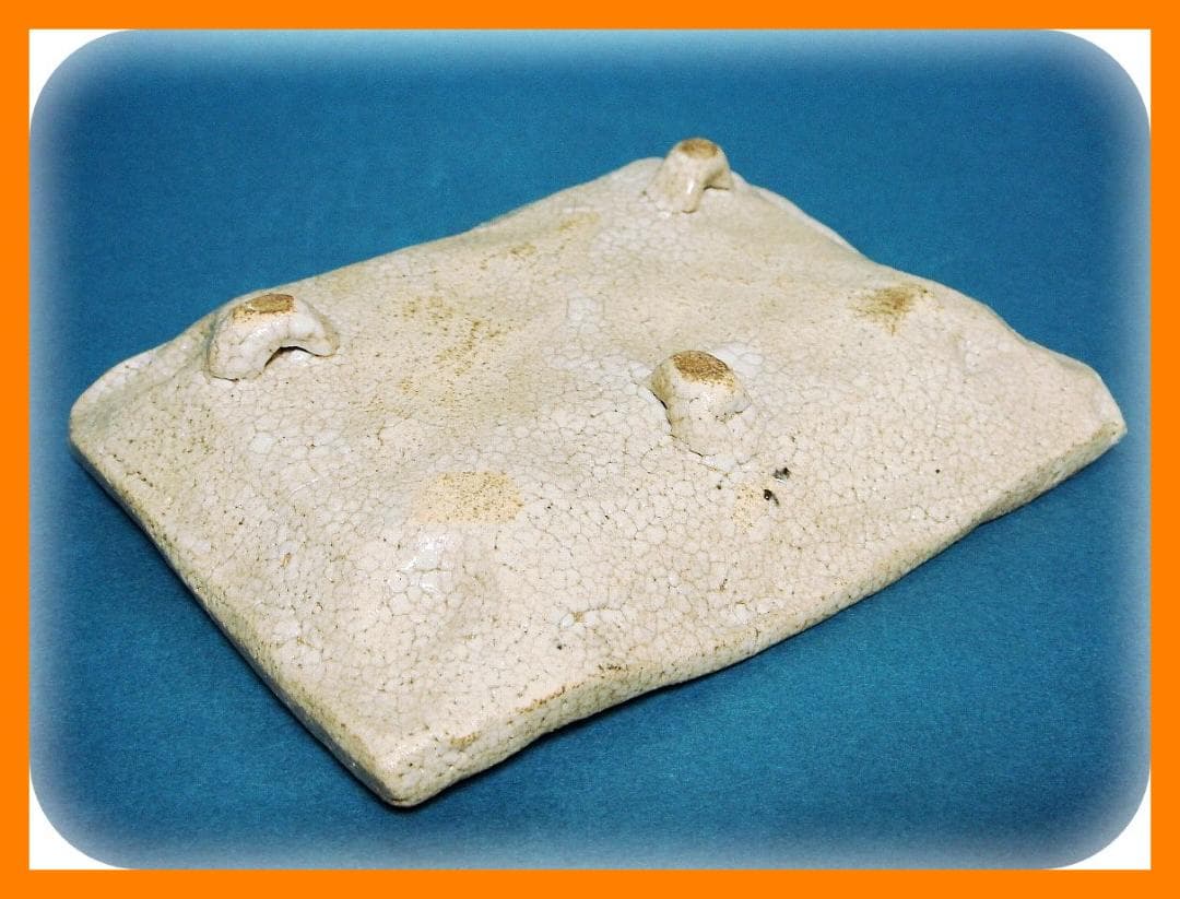 798『志野 草鳥 額皿』 /骨董品 古美術 古道具 アンティーク