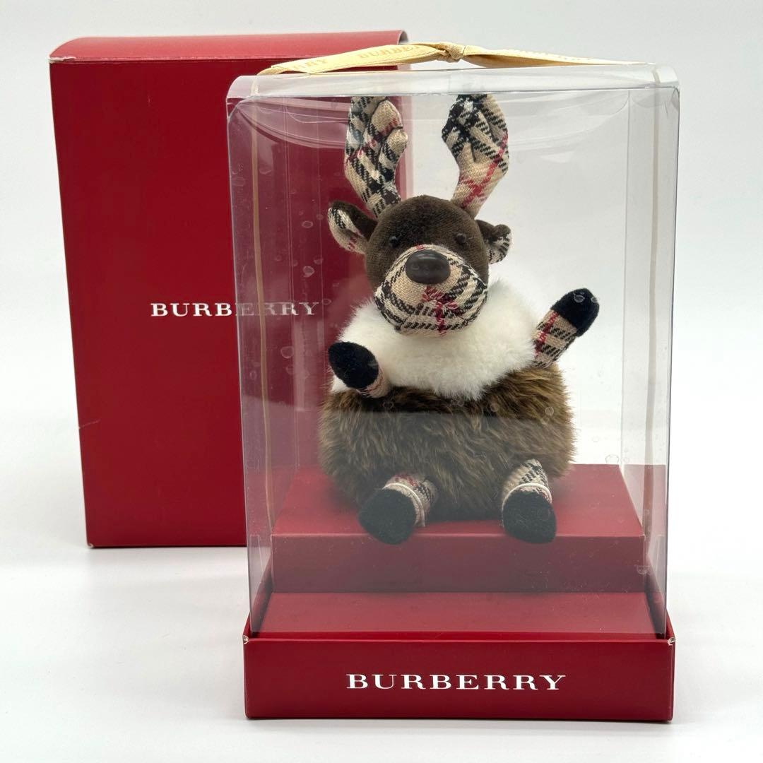 BURBERRY バーバリー トナカイ 人形 ノバチェック ぬいぐるみ - メルカリ