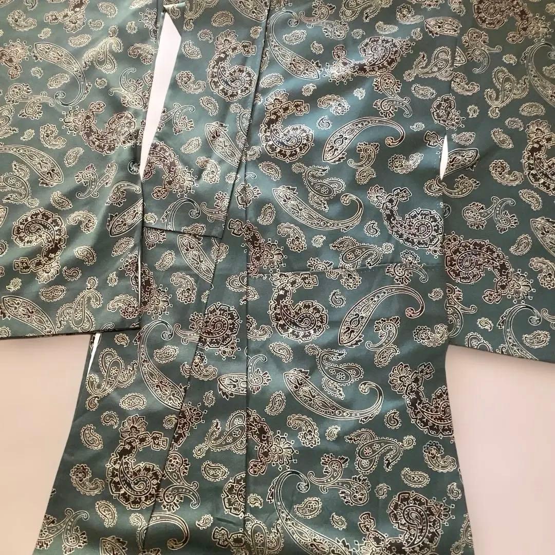 ほぼ未使用品 大変レアなペイズリー柄の袷小紋 個性的な着こなし