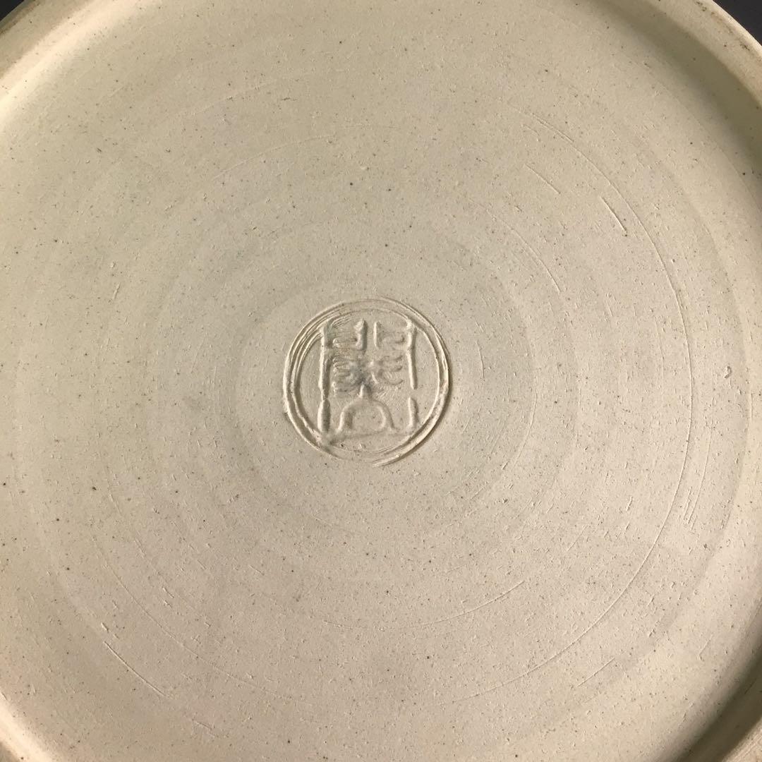 P804 水指 『平安 開山造』『礼賓手三嶋』『末広水指』 共箱