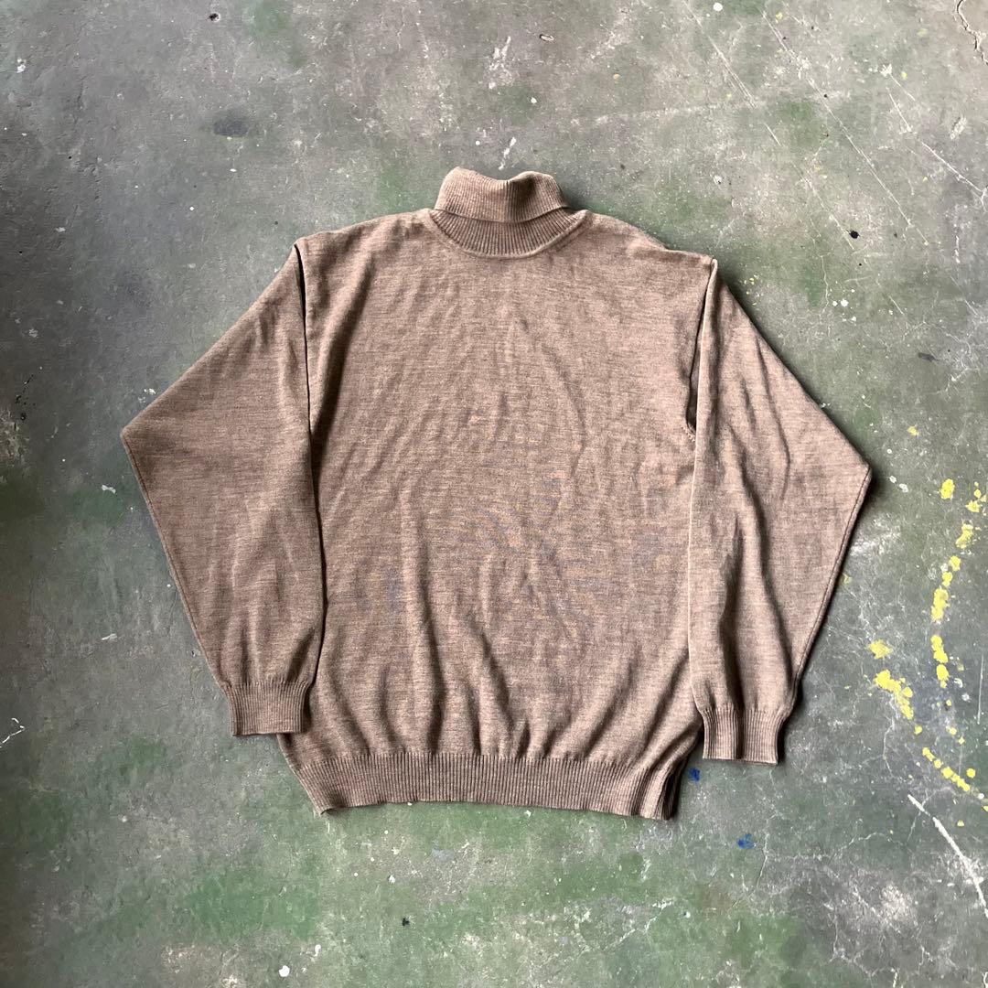 J.CREW イタリア製 巨人タグ　メリノウール　ハイネック　タートルネック セーター ニット イタリアンメリノ タートルネックセーター メンズ