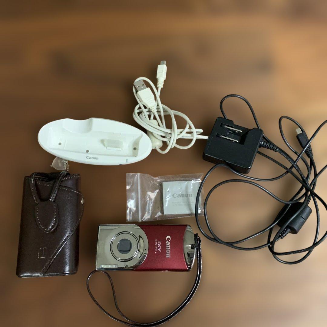 Canon IXY Digital L3 レッド 本体と付属品 - メルカリ