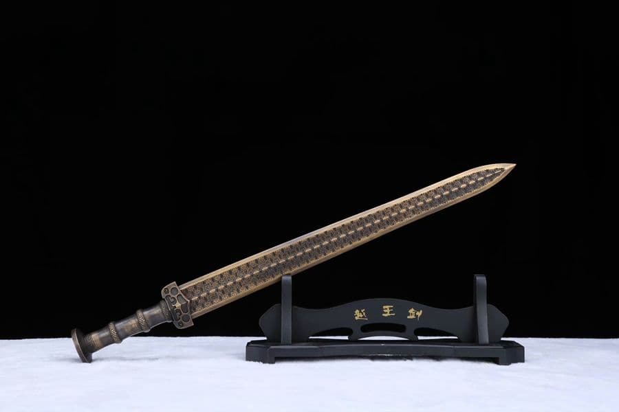 越王勾践剣-黄銅 古兵器 武具 刀装具 日本刀 模造刀 居合刀 - メルカリ