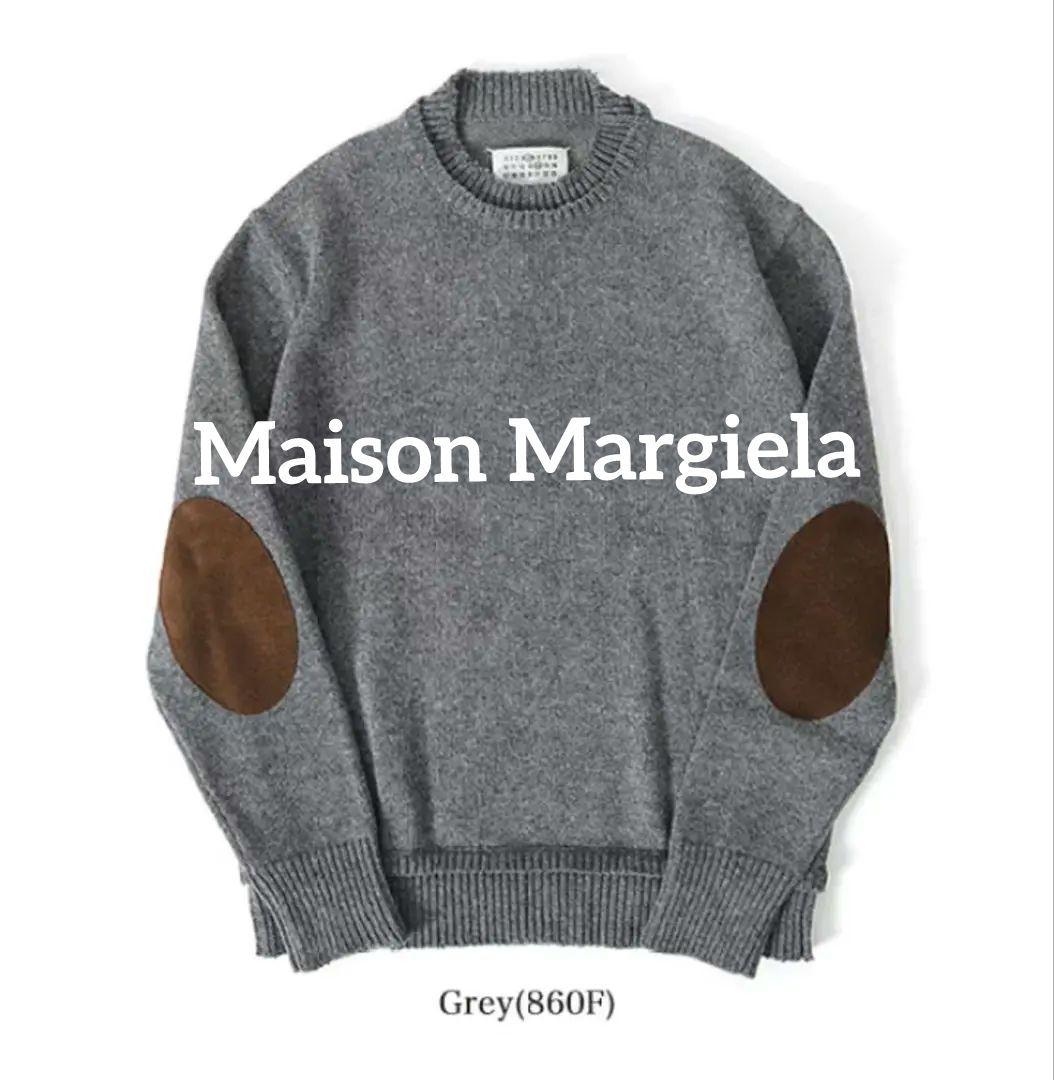 美品】Maison Margiela エルボーパッチ ニットセーター L - メルカリ