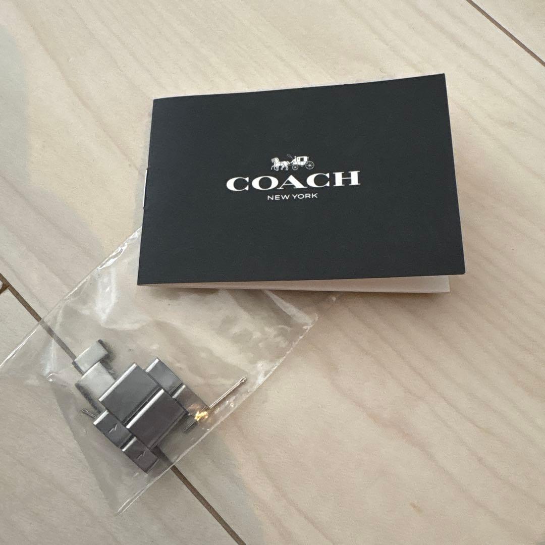 COACH アナログ時計 シルバー - メルカリ