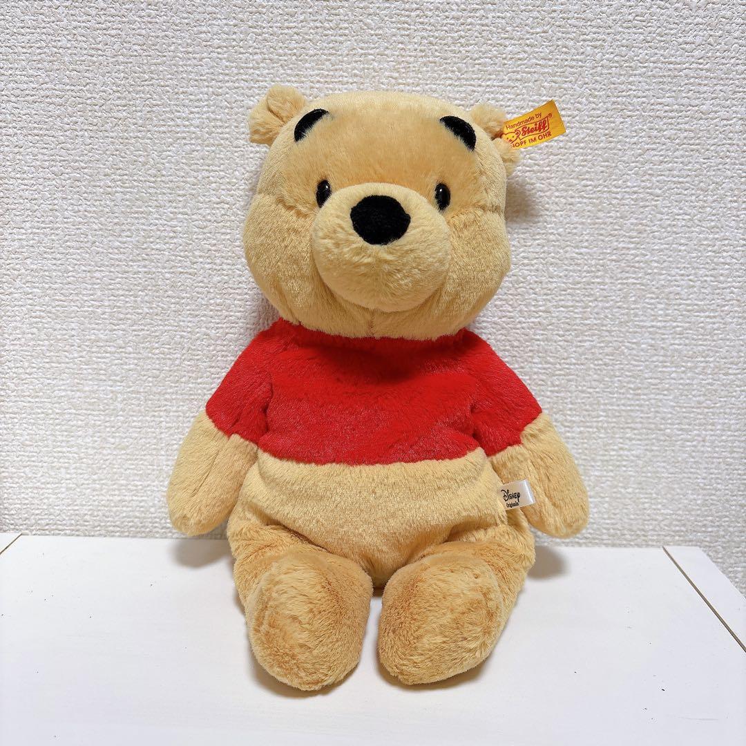 【レア】シュタイフ ディズニー くまのプーさん ぬいぐるみ 30cm シュタイフ ディズニー クリストファーロビン クマのプーさん 30cm