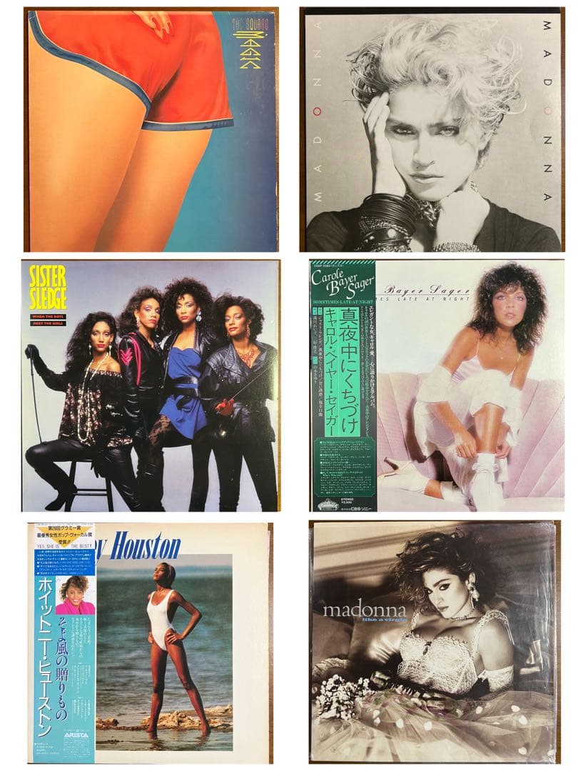 豪華18枚セット】80s 洋楽・邦楽レコードまとめ売りマドンナ