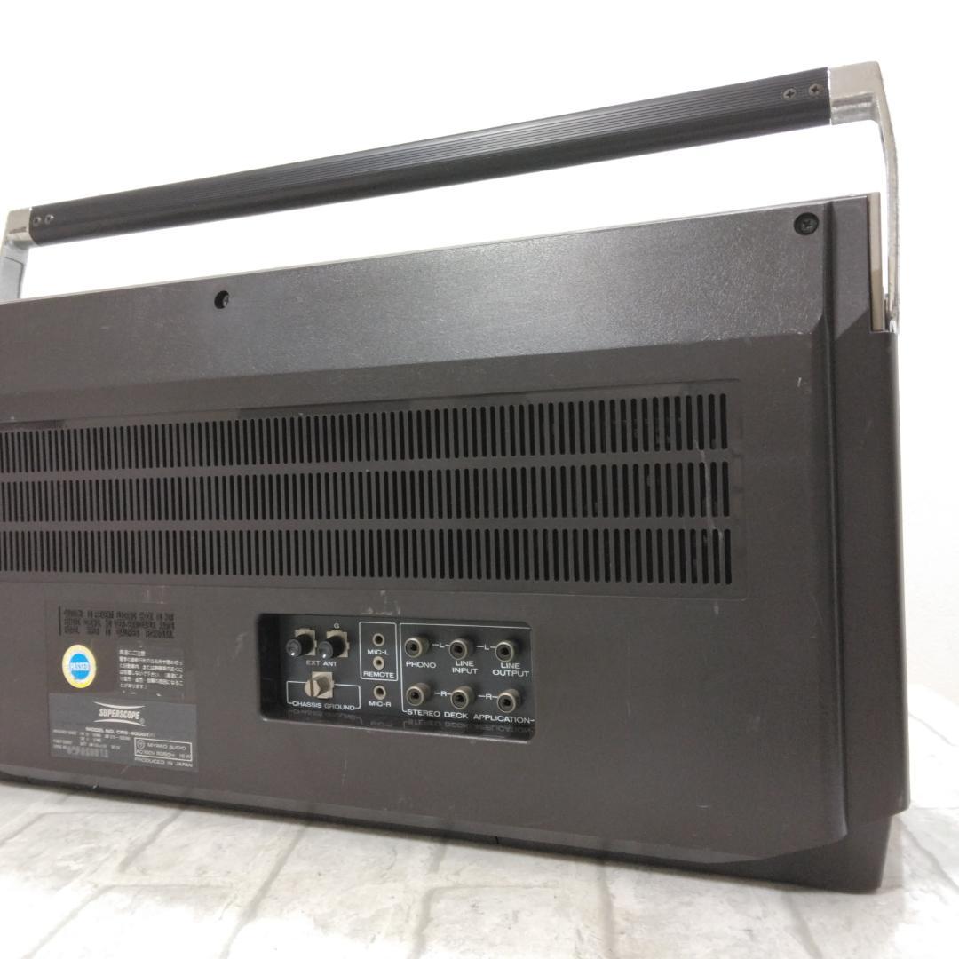ジャンク レア SUPERSCOPE CRS-4000Ⅱ 中古現状品 - メルカリ