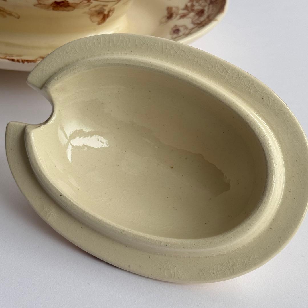 フランスアンティーク Gien ジアン Anemones アネモネ ソーシエール