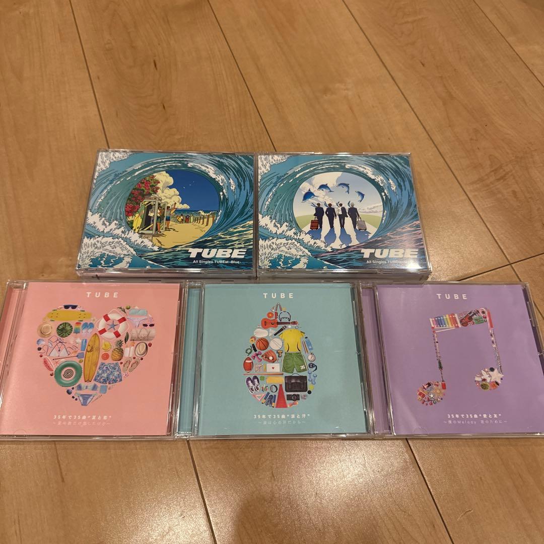 TUBE All Singles Blue & White + ノンストップ３枚 TUBE ベストアルバム『All Singles TUBEst -BLUE -』『All Singles