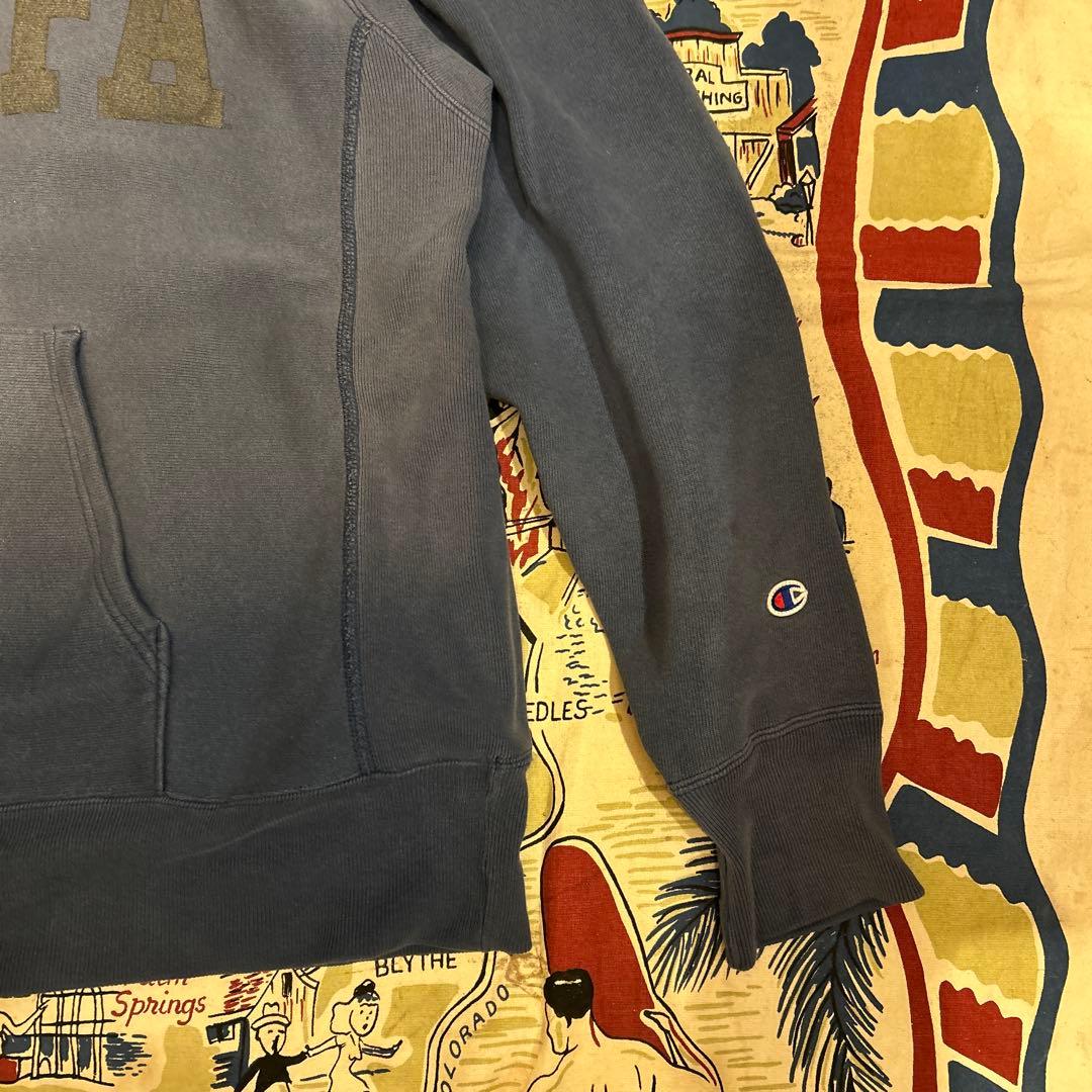 Champion USAFA スウェットパーカー L ネイビー フェード - メルカリ