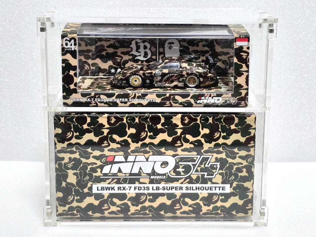 イノモデル INNO64 1/64 LBWK マツダ RX7 fd3s BAPE 楽天市場】【国内在庫品】Inno Models 1/64 マツダ RX7 (FD3S) LB