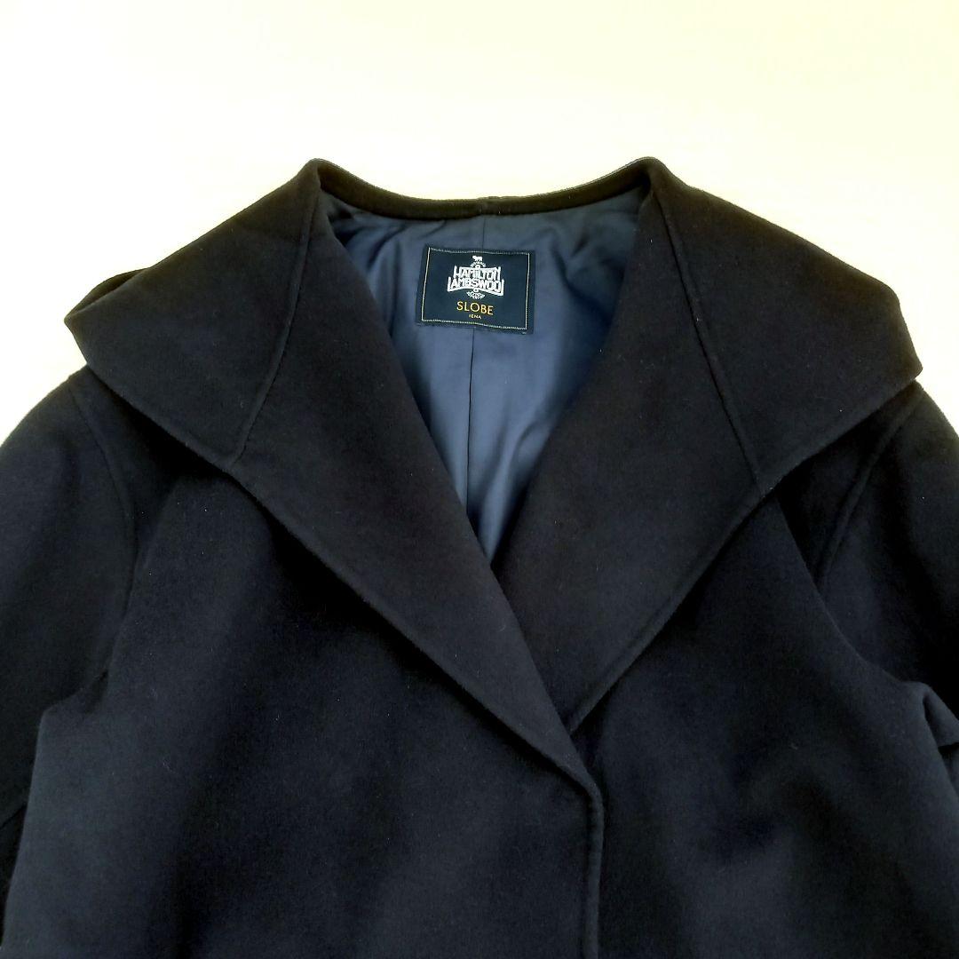 スローブイエナ ハミルトンダブルフェイスフードコート ウールリバー