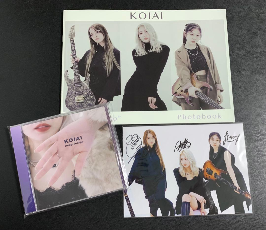 KOIAI『Deep Indigo』CD&サイン入り写真&フォトブック Amazon.co.jp: KOIAI Deep Indigo 予約特典 サイン入り写真 フォト