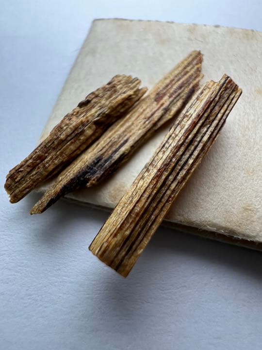 古渡命銘木 志野流家元名香　伽羅　【うてな】0.174g 香木/お香/沈香/伽羅