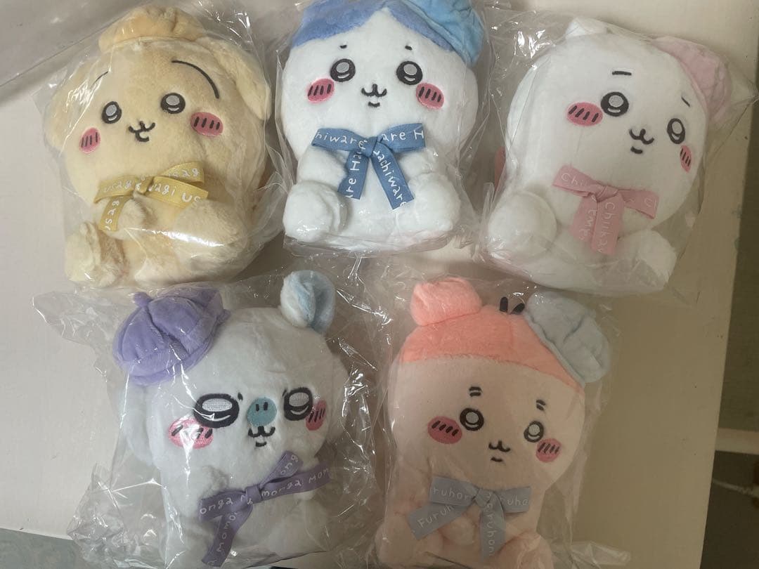 新品未開封】ちいかわ 東京みやげ お座りぬいぐるみ 5種セット 東京駅