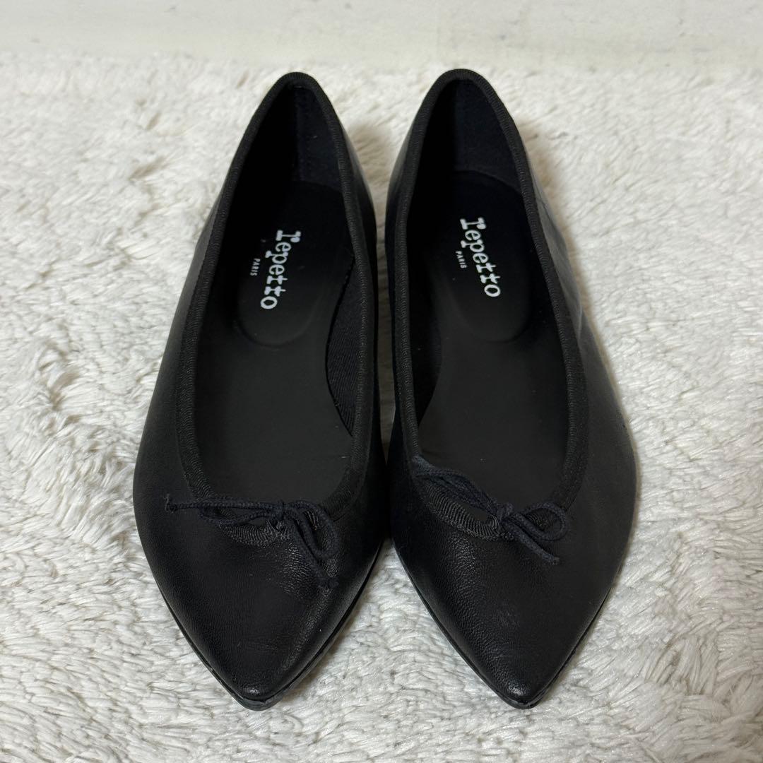 極美品✨repetto レペット JUNON フラット バレエシューズ 黒 38