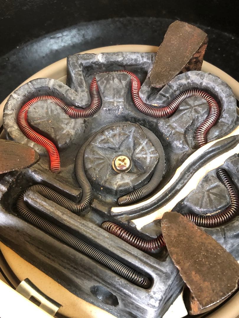 《R》野々田式 合金面取風炉 古銅色B 風炉型電熱器 元箱 260116き4