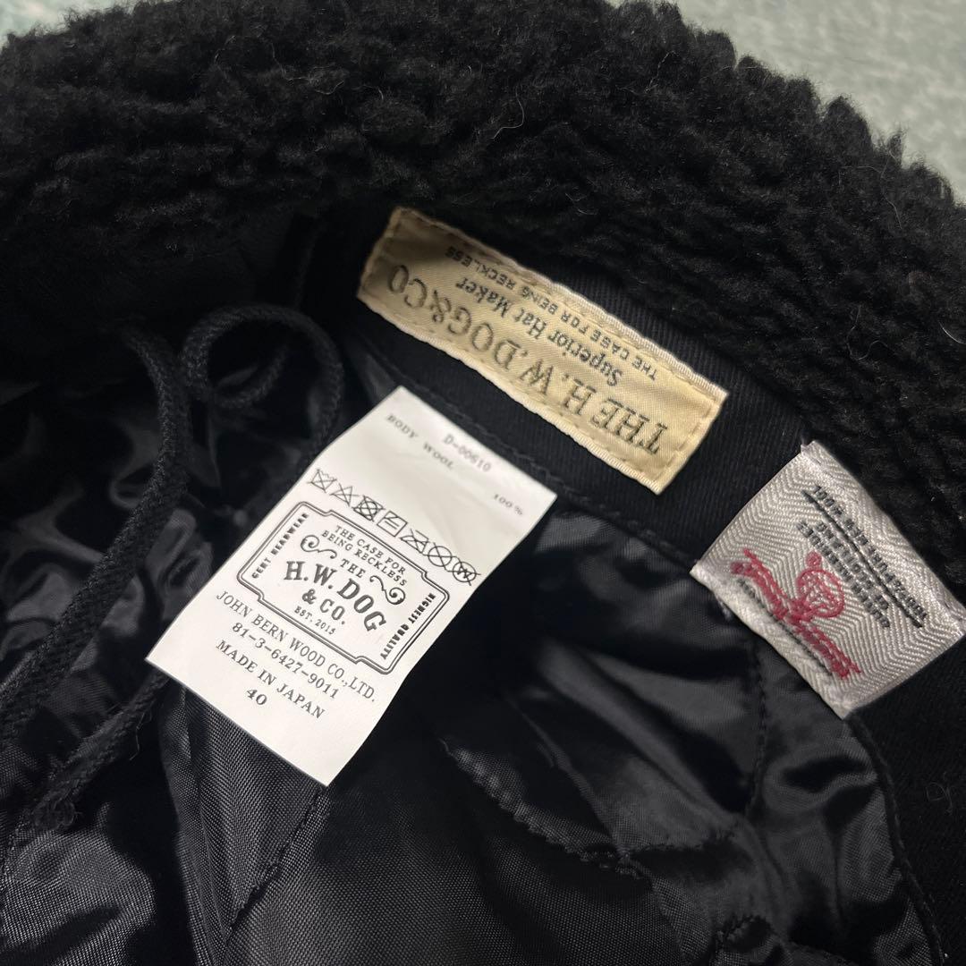 THE H.W.DOG & CO. フライトキャップ ボンバーキャップ