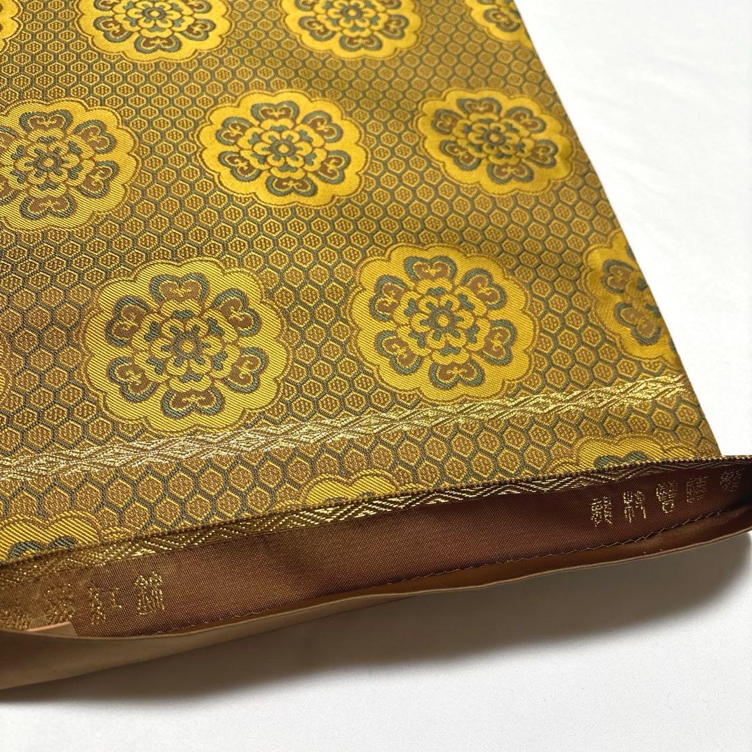 袋帯【龍村晋】傳匠名錦 名物蜀紅錦 正絹 全通柄 フォーマル 礼装用